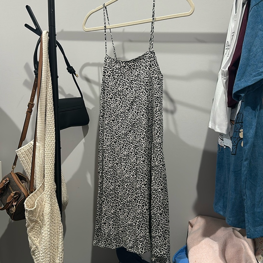 Cheetah print dress